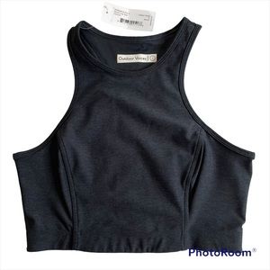 Outdoor Voices NWT Athena Crop Tank in Charcoal Color Sz.Small